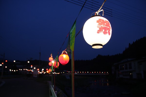 赤倉温泉の風景　夏祭り