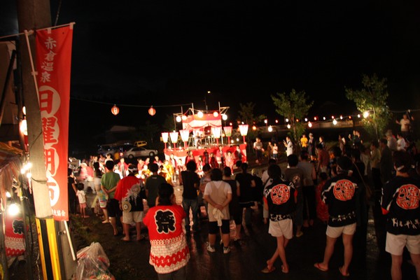 赤倉温泉の風景　盆踊り