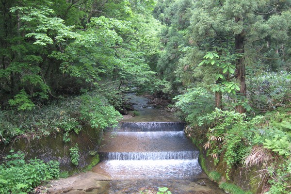赤倉温泉の風景　渓流