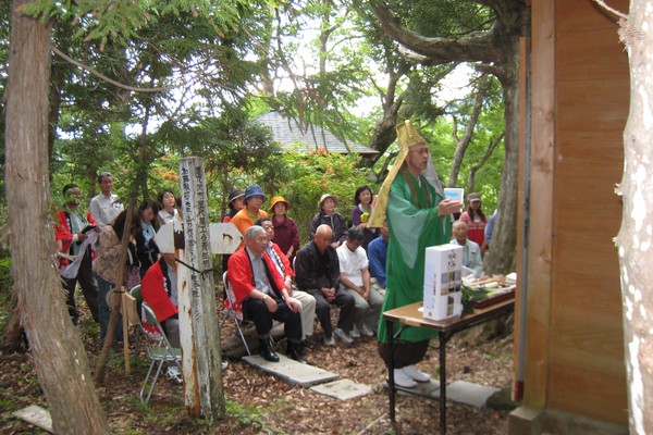 赤倉温泉の風景　ご祈祷